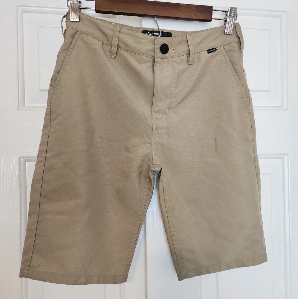 Hurley Tan Nike Dri - Fit Boy's Shorts Size 14